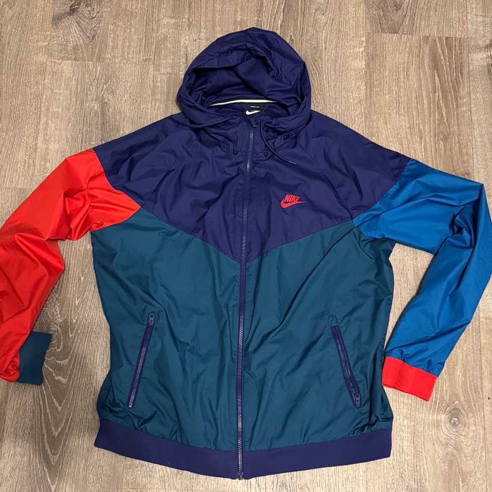 Nike XL multicolored windbreaker Jacket